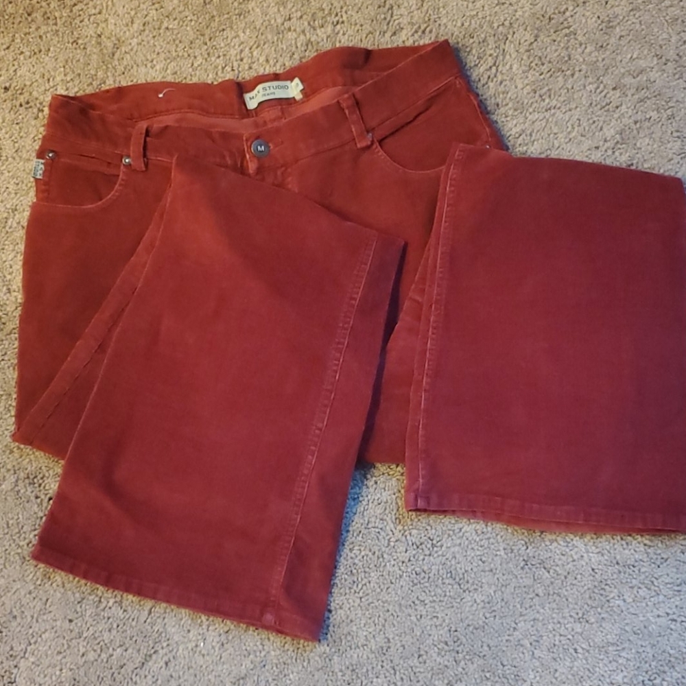 Max Studio Red Corduroy Jeans 👖
